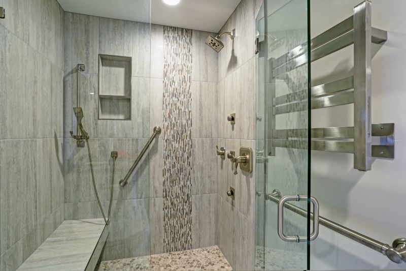 Walk-In Shower with Tiling